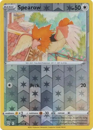 Spearow Reverse Holo 111 - Battle Styles