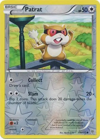 Patrat Reverse Holo 111 - Plasma Storm Pokesingles