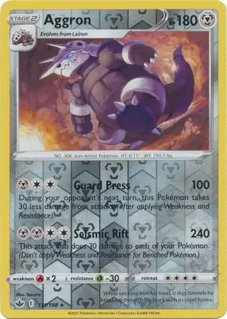 Aggron Reverse Holo 111