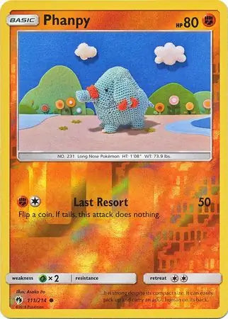 Phanpy Reverse Holo 111 - Lost Thunder
