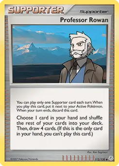 Professor Rowan 112 - Diamond & Pearl Pokesingles