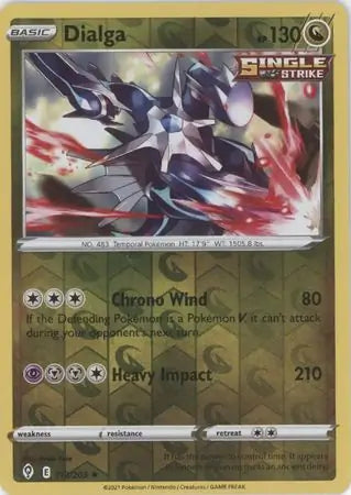 Dialga Reverse Holo 112, Evolving Skies | Sword & Shield, , 5.00 kr, Pokesingles. Kjøp pokemon kort til lave priser hos oss.