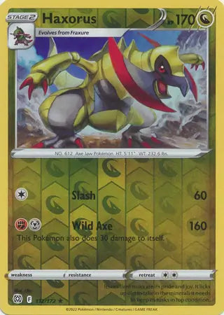 Haxorus Reverse Holo 112, Brilliant Stars | Sword & Shield, , 0.00 kr, Pokesingles. Kjøp pokemon kort til lave priser hos oss.