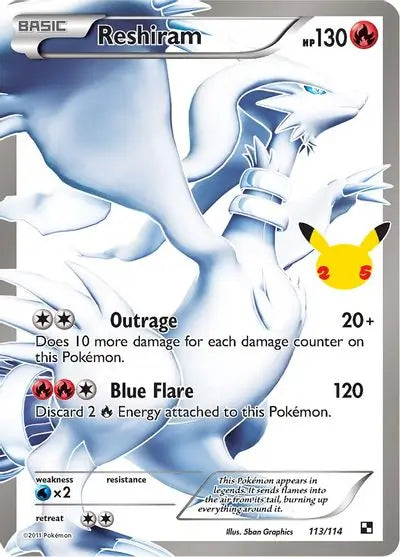 Reshiram 113, Celebrations | Sword & Shield, , 30.00 kr, Pokesingles. Kjøp pokemon kort til lave priser hos oss.