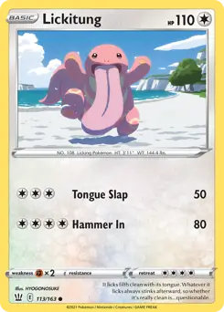 Lickitung 113 - Battle Styles