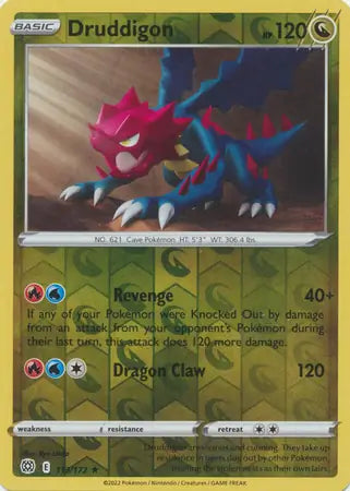 Druddigon Reverse Holo 113, Brilliant Stars | Sword & Shield, , 0.00 kr, Pokesingles. Kjøp pokemon kort til lave priser hos oss.