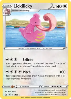 Lickilicky 114 - Battle Styles