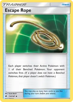 Escape Rope 114 - Burning Shadows Pokesingles