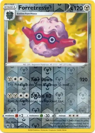 Forretress Reverse Holo 114 - Vivid Voltage