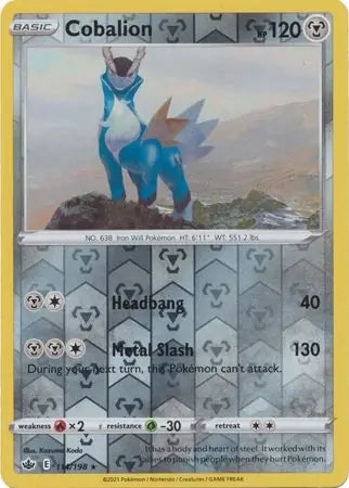 Cobalion Reverse Holo 114