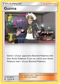 Guzma 115 - Burning Shadows Pokesingles