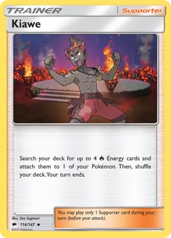 Kiawe 116 - Burning Shadows Pokesingles