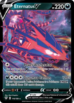 Eternatus V 116, Darkness Ablaze | Sword & Shield, , 22.00 kr, Pokesingles. Kjøp pokemon kort til lave priser hos oss.