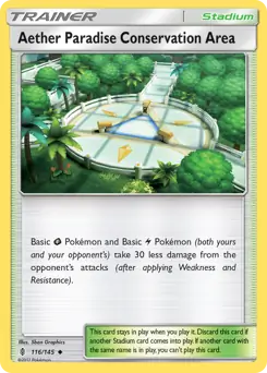 Aether Paradise Conservation Area 116 - Guardians Rising Pokesingles