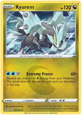 Kyurem Holo Rare 116, Evolving Skies | Sword & Shield, , 5.00 kr, Pokesingles. Kjøp pokemon kort til lave priser hos oss.