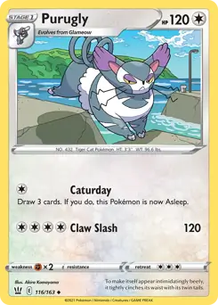 Purugly 116 - Battle Styles