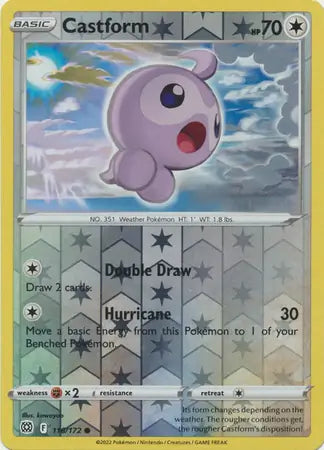 Castform Reverse Holo 116, Brilliant Stars | Sword & Shield, , 0.00 kr, Pokesingles. Kjøp pokemon kort til lave priser hos oss.