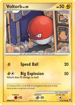 Voltorb 117 - Secret Wonders Pokesingles