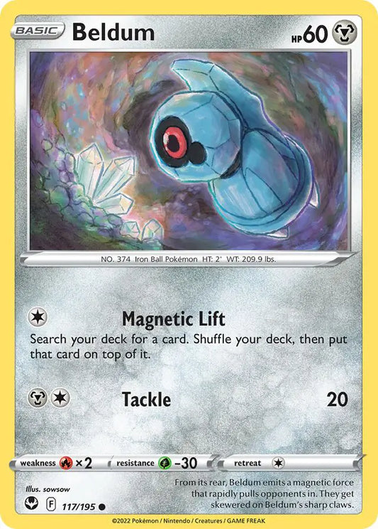 Beldum 117, Silver Tempest | Sword & Shield, , 0.00 kr, Pokesingles. Kjøp pokemon kort til lave priser hos oss.