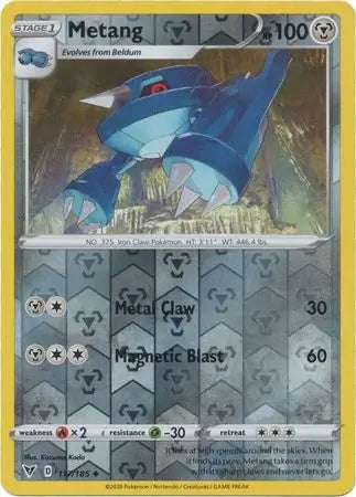 Metang Reverse Holo 117 - Vivid Voltage