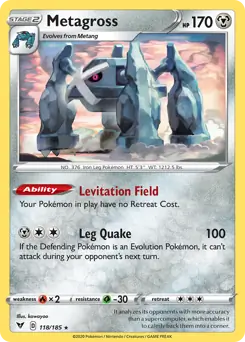 Metagross 118 - Vivid Voltage Pokesingles