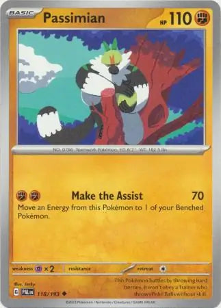 Passimian 118 - Paldea Evolved, Paldea Evolved | Scarlet & Violet, , 5.00 kr, Pokesingles. Kjøp pokemon kort til lave priser hos oss.