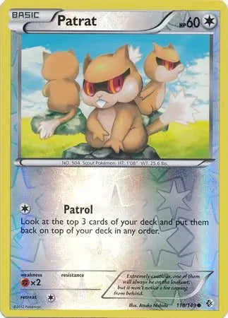 Patrat Reverse Holo 118 - Boundaries Crossed Pokesingles