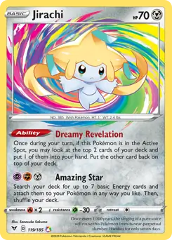 Jirachi Amazing Rare 119 - Vivid Voltage