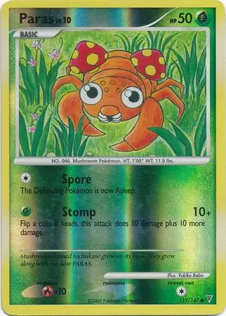 Paras Reverse Holo 119 - Supreme Victors Pokesingles