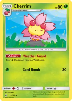 Cherrim 11 - Ultra Prism Pokesingles