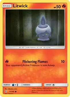 Litwick 11 - Guardians Rising Pokesingles