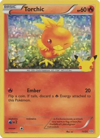Torchic Holo 11 - Mcdonald's 25th Anniversary