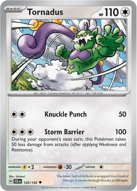 Tornadus 120 - Stellar Crown Pokesingles