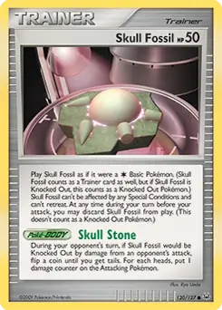 Skull Fossil 120 - Platinum Pokesingles