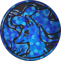 BSH Blue Alolan Ninetales Coin BSH Blue Alolan Ninetales Coin Pokesingles