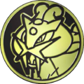 LOT Light Gold Raikou Coin LOT Light Gold Raikou Coin Pokesingles