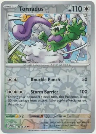 Tornadus Reverse Holo 120 - Stellar Crown