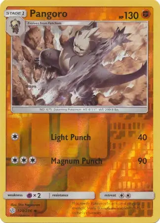 Pangoro Reverse Holo 120 - Cosmic Eclipse Pokesingles