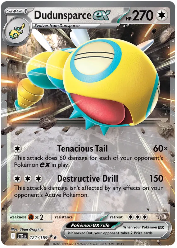 Dudunsparce ex 121 - Journey Together Pokesingles