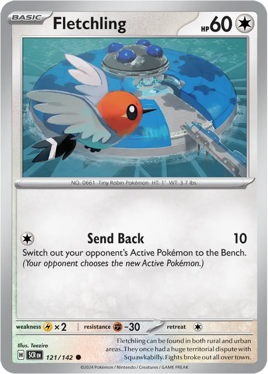 Fletchling 121 - Stellar Crown Pokesingles