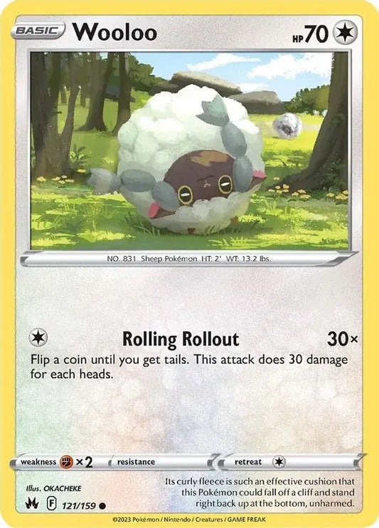 Wooloo 121, Crown Zenith | Sword & Shield, , 0.00 kr, Pokesingles. Kjøp pokemon kort til lave priser hos oss.