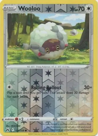 Wooloo Reverse Holo 121, Crown Zenith | Sword & Shield, , 0.00 kr, Pokesingles. Kjøp pokemon kort til lave priser hos oss.