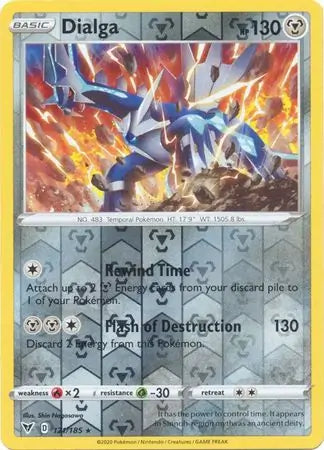 Dialga Reverse Holo 121 - Vivid Voltage