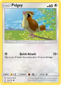 Pidgey 122 - Team Up Pokesingles