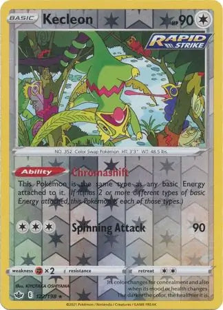 Kecleon Reverse Holo 122