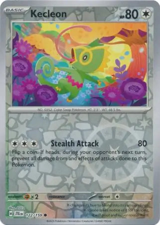 Kecleon Reverse Holo 122 - Journey Together Pokesingles