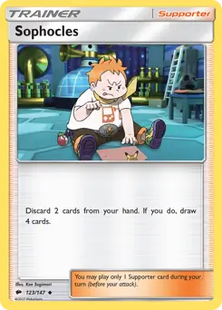 Sophocles 123 - Burning Shadows Pokesingles
