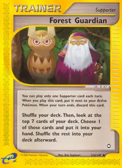 Forest Guardian 123 - Aquapolis Pokesingles