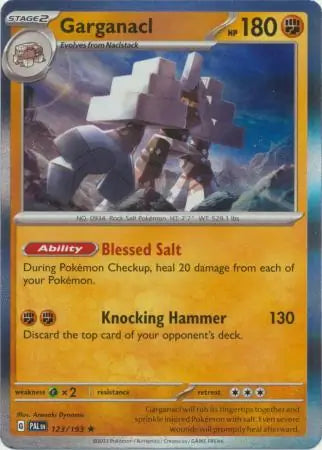 Garganacl 123 - Paldea Evolved, Paldea Evolved | Scarlet & Violet, , 5.00 kr, Pokesingles. Kjøp pokemon kort til lave priser hos oss.