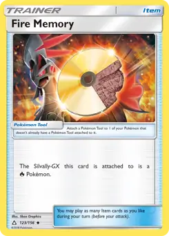 Fire Memory 123 - Ultra Prism Pokesingles